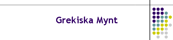 Grekiska Mynt